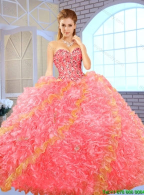 2016 Fall Beautiful Multi Color Quinceanera Dresses with Sweetheart