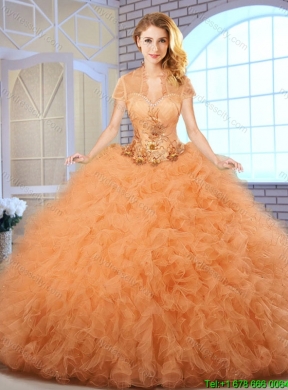 Elegant Ball Gown Sweetheart Quinceanera Dresses with Ruffles