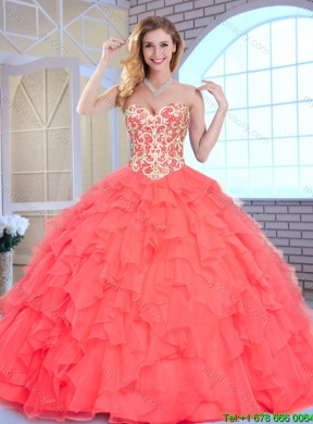 2016 Fashionable Sweetheart Quinceanera Dresses with Beading