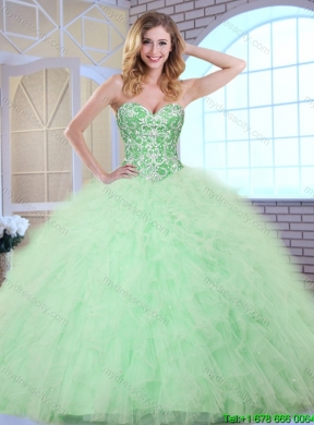 2016 Fashionable Sweetheart Quinceanera Dresses with Beading