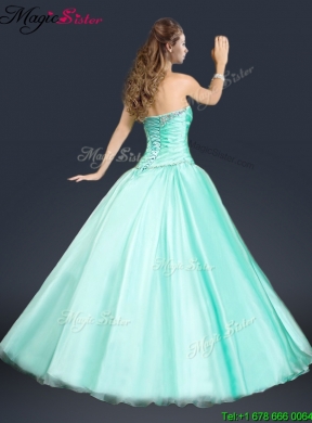 2016 Perfect Sweetheart Beading Prom Dress in Apple Green