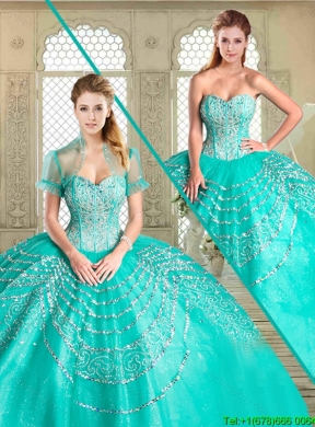 Best  Sweetheart Quinceanera Gowns with Beading and Appliques