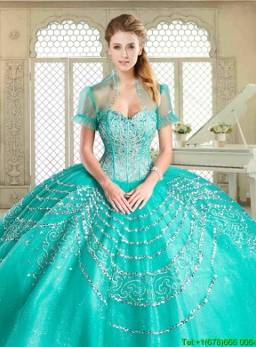 Best  Sweetheart Quinceanera Gowns with Beading and Appliques