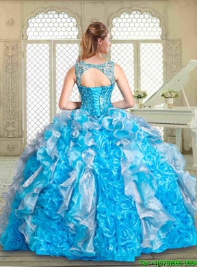 Designer Quinceanera Gowns with Paillette and Ruffles