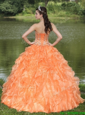 2016 Exquisite Beading and Ruffles Layered Quinceanera Gowns