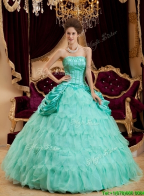 Best Pick Ups and Ruffles Quinceanera Gowns