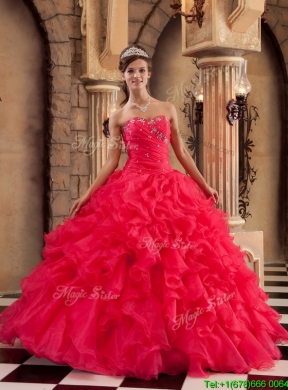 2016 Ball Gown Sweetheart Floor Length Quinceanera Dresses