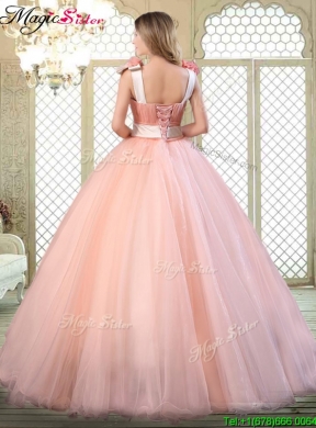 2016 Beautiful Asymmetrical Quinceanera Dresses with Bowknot