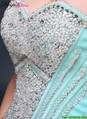 Modest Sweetheart Beading Quinceanera Gowns for Summer