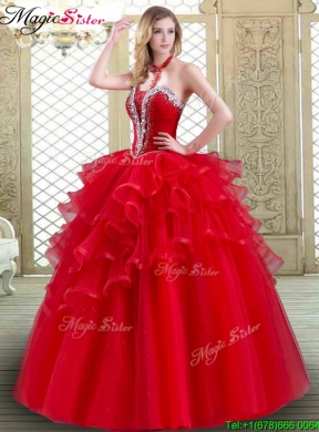 Perfect Sweetheart Quinceanera Dresses with Beading and Ruffles