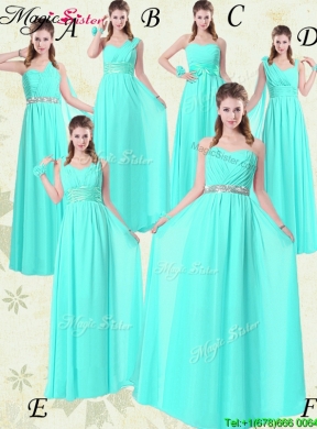 2016 Beautiful Empire Sweetheart Belt Bridesmaid Dresses in Apple Green