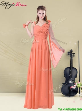 Winter Low price Floor Length Bridesmaid Dresses in Apple Green