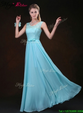 2016 Cheap Empire Aqua Blue Prom Dresses