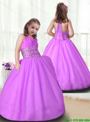 Cheap  Ball Gown Little Girl Pageant Gowns with Beading