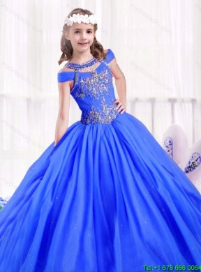 Latest Beading Off the Shoulder Little Girl Pageant Dresses