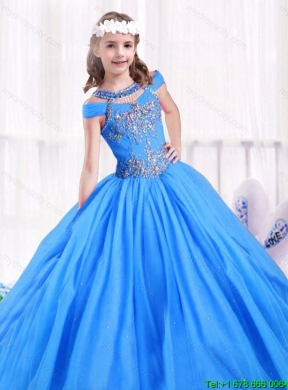 Latest Beading Off the Shoulder Little Girl Pageant Dresses