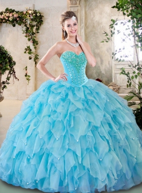 Cheap Sweetheart Beading Quinceanera Dresses for 2016