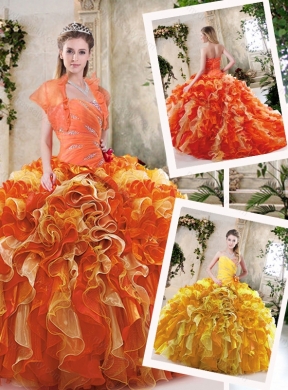 Exclusive Sweetheart Quinceanera Dresses with Zipper Up