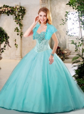 Latest Beading Sweetheart Quinceanera Gowns for 2016