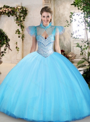 2016 Latest Beading Quinceanera Gowns with Sweetheart