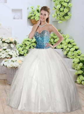 2016 Latest Sweetheart High Slit Detachable Quinceanera Dresses