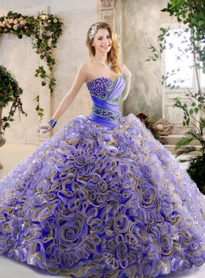 Hot Sale Beading and Ruffles Quinceanera Gowns with Sweetheart