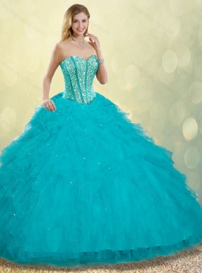 Luxurious Puffy Sweetheart Detachable Quinceanera Dresses with Beading