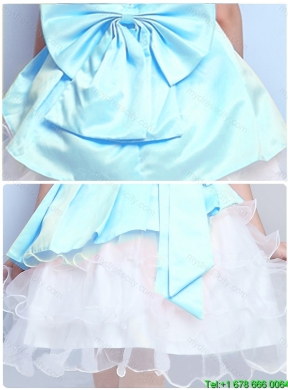 New Arrivals Bateau Beading Flower Girl Party Dresses in White