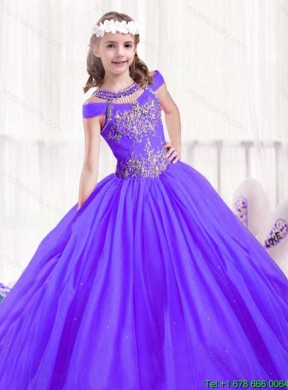 Beautiful Beading Ball Gown Mini Quinceanera Dresses for 2016