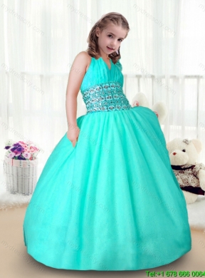 New Style Apple Green Mini Quinceanera Dresses with Beading