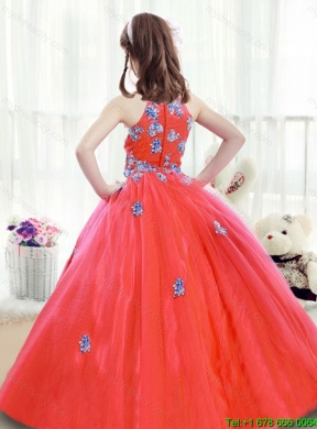 Popular Zipper Up Mini Quinceanera Dresses with High Neck