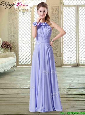 2016 Pretty Empire Floor Length Prom Dresses in Lavender