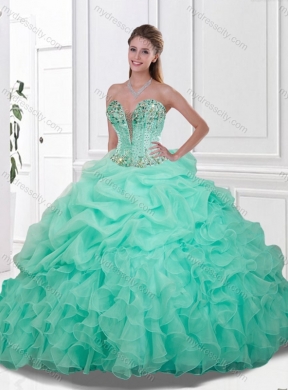 Beautiful Sweetheart Princesita with Quinceanera Dress with Pick Ups and Ruffles for Spring