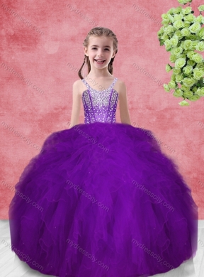 Hot Sale Wine Red Princesita with Quinceanera Dress with Beading and Ruffles