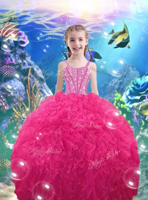 Lovely Ball Gown Princesita with Quinceanera Dress with Beading and Ruffles for 2016