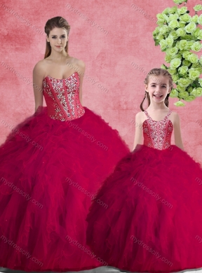 Lovely Ball Gown Sweetheart Princesita with Quinceanera Dress with Beading