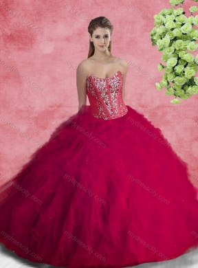 Lovely Ball Gown Sweetheart Princesita with Quinceanera Dress with Beading