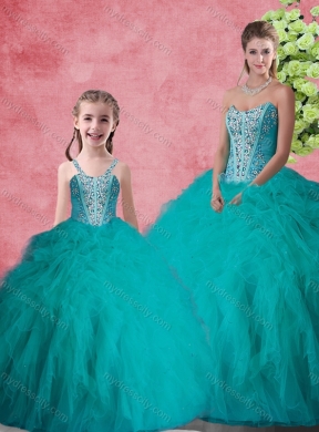 Lovely Ball Gown Sweetheart Princesita with Quinceanera Dress with Beading