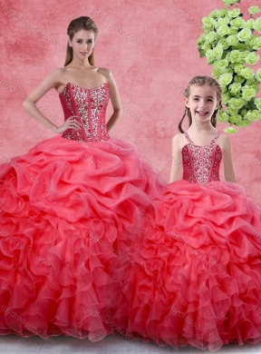 Pretty Ball Gown Sweetheart Beading Princesita with Quinceanera Dress in Apple Green for Spring