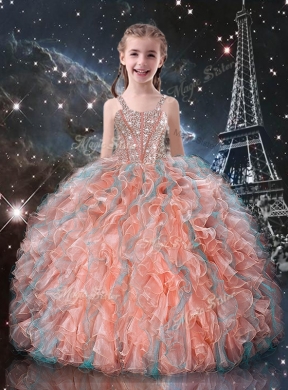 Gorgeous Ball Gown Princesita with Quinceanera Dress with Beading and Ruffles for Fall