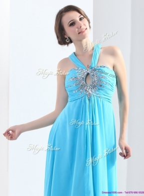 Beautiful  Halter Top Criss Cross Prom Dresses with Beading