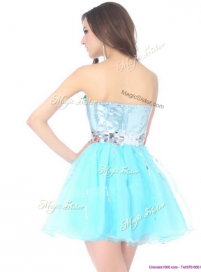 Beautiful Short Sweetheart Sequins Prom Dresses for Cocktail