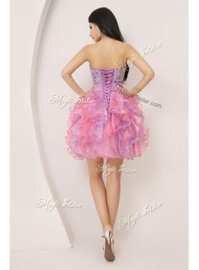 CheapShort Sweetheart Beading and Bowknot Prom Gowns