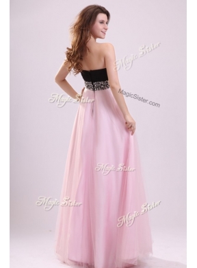 Cheap Empire Sweetheart Beading Prom Dress in Baby Pink