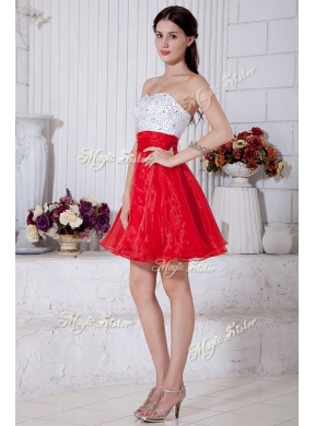 Cheap Short Sweetheart Beading Prom Dresses for Cocktail