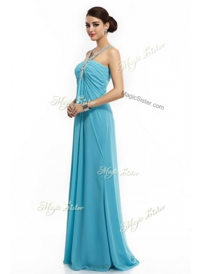 Latest Empire Brush Train Beaded Discount Evening Dresses