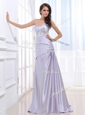 Luxurious Column Sweetheart Discount Evening Dresses with Beading and Ruching