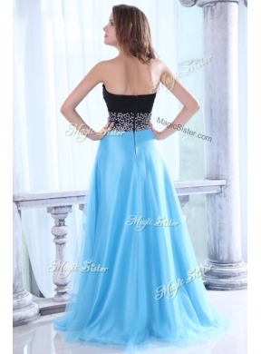 Romantic Sweetheart Beading Brush Train Discount EveningDress for Graduation