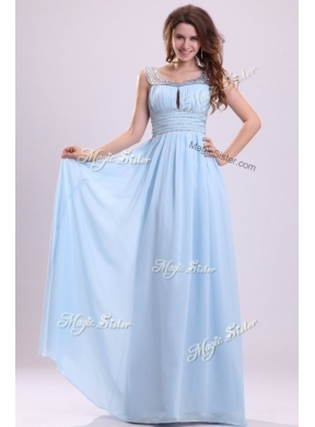 Elegant Empire Straps Sweetheart Designer Prom Dresses with Beading