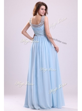 Elegant Empire Straps Sweetheart Designer Prom Dresses with Beading